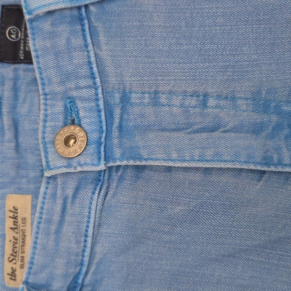 Adriano Goldschmied Jeans In A Pretty Bright Blue. The Stevie Ankle. - Picture 3 of 12